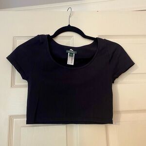 Wild Fable Black Crop Top